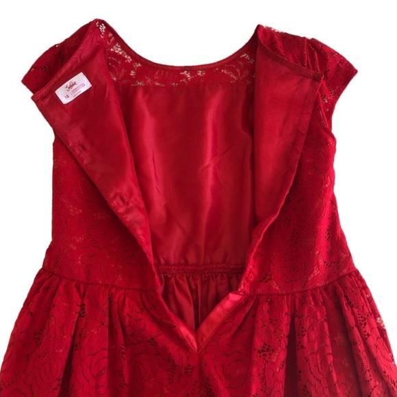 Justice, red lace dress - Picture 7 of 12